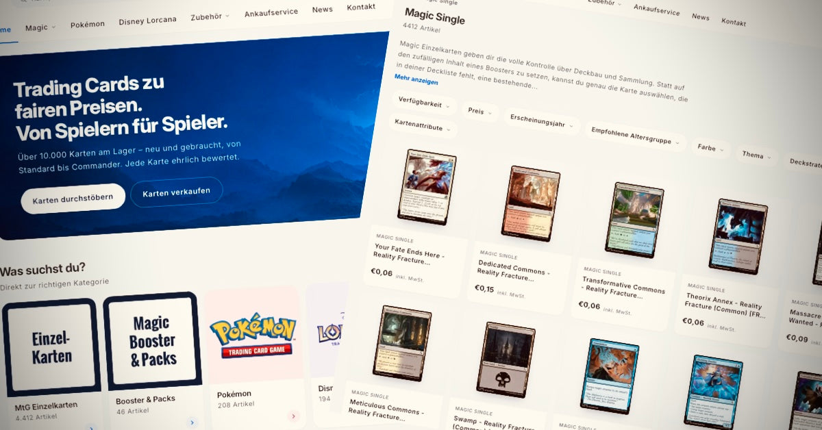 Mr. Blue TCG entwickelt sich weiter – neues Design, neue Funktionen und viel Arbeit im Hintergrund