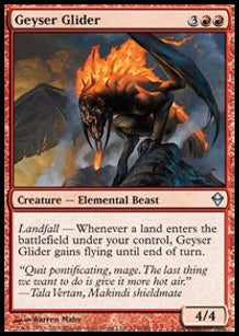 Geyser Glider - Zendikar (Uncommon) [ZEN-124]
