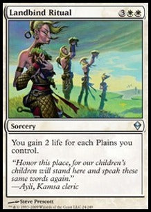 Landbind Ritual - Zendikar (Uncommon) [ZEN-24]