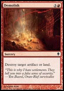 Demolish - Zendikar (Common) [ZEN-121]