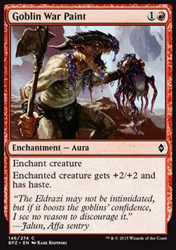 Goblin War Paint - Battle for Zendikar (Common) [BFZ-146]