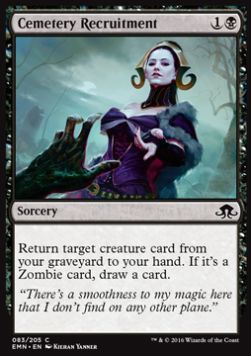 Cemetery Recruitment - Eldritch Moon (Common) [EMN-83]