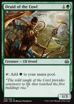 Druid of the Cowl - Aether Revolt (Common) [AER-106]