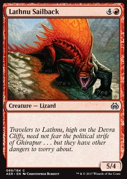 Lathnu Sailback - Aether Revolt (Common) [AER-89]