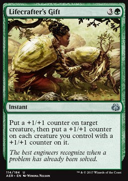 Lifecrafter's Gift - Aether Revolt (Uncommon) [AER-114]