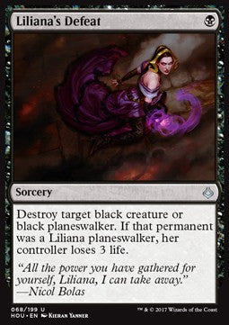 Liliana's Defeat - Hour of Devastation (Uncommon) [HOU-68]