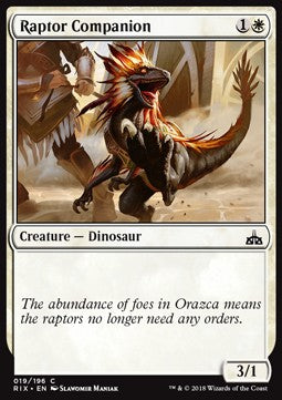 Raptor Companion - Rivals of Ixalan (Common) [RIX-19]