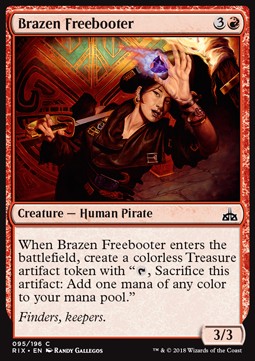 Brazen Freebooter - Rivals of Ixalan (Common) [RIX-95]