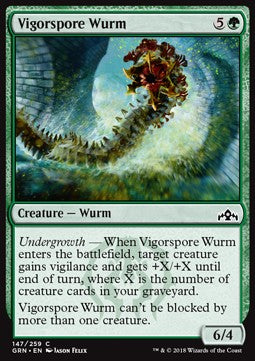 Vigorspore Wurm - Guilds of Ravnica (Common) [GRN-147]