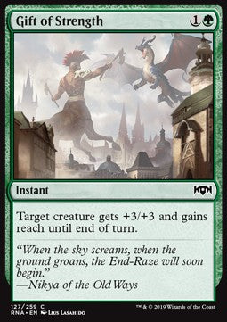 Gift of Strength - Ravnica Allegiance (Common) [RNA-127]