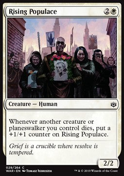 Rising Populace - War of the Spark (Common) [WAR-29]