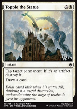 Topple the Statue - War of the Spark (Common) [WAR-35]