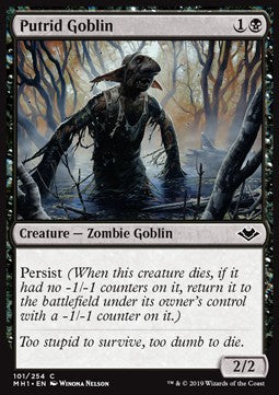 Putrid Goblin - Modern Horizons (Common) [MH1-101]