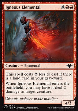 Igneous Elemental - Modern Horizons (Common) [MH1-133]