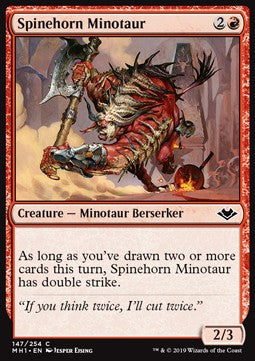 Spinehorn Minotaur - Modern Horizons (Common) [MH1-147]