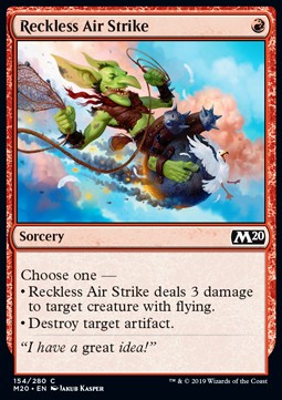Reckless Air Strike⁣ - Core 2020⁣ (Common)⁣ [154]