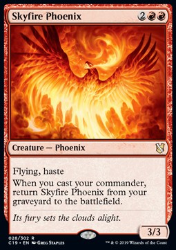 Skyfire Phoenix - Commander 2019 (Rare) [C19-28]