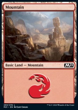 Mountain (V.1)⁣ - Core 2021⁣ (Land)⁣ [269]