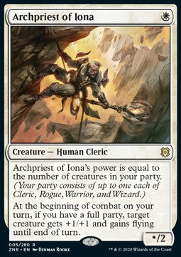 Archpriest of Iona - Zendikar Rising (Rare) [ZNR-5]