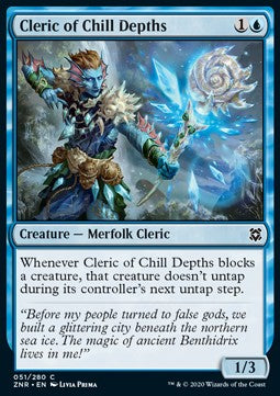 Cleric of Chill Depths - Zendikar Rising (Common) [ZNR-51]