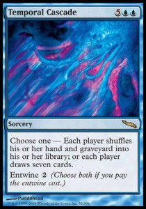Temporal Cascade - Mirrodin (Rare) [MRD-52]