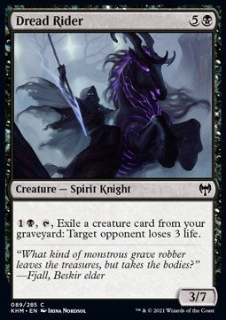 Dread Rider⁣ - Kaldheim⁣ (Common)⁣ [89]