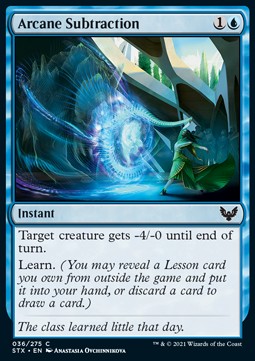 Arcane Subtraction - Strixhaven: School of Mages (Common) [STX-36]