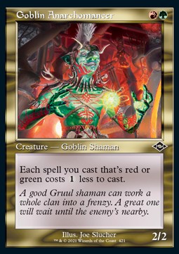 Goblin Anarchomancer (V.1) - Modern Horizons 2: Extras (Common) [XMH2-421]