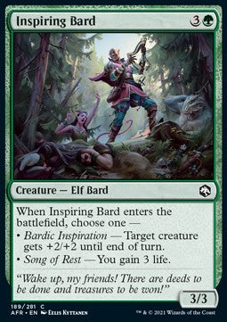 Inspiring Bard - Adventures in the Forgotten Realms (Common) [AFR-189]