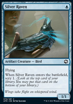 Silver Raven - Adventures in the Forgotten Realms (Common) [AFR-74]