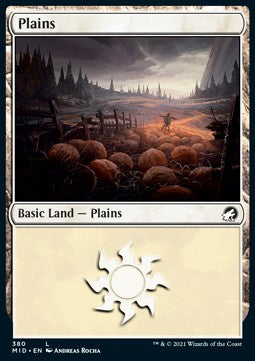 Plains - Innistrad: Midnight Hunt: Extras (Land) [XMID-380]