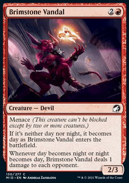 Brimstone Vandal - Innistrad: Midnight Hunt (Common) [MID-130]