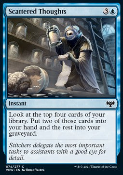 Scattered Thoughts - Innistrad: Crimson Vow (Common) [VOW-74]