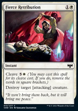 Fierce Retribution - Innistrad: Crimson Vow (Common) [VOW-13]