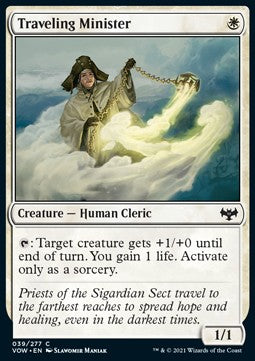 Traveling Minister - Innistrad: Crimson Vow (Common) [VOW-39]