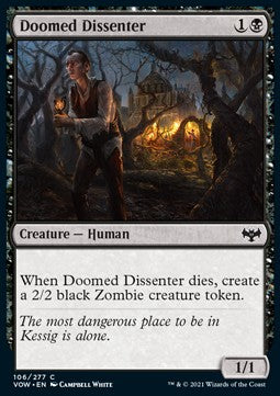 Doomed Dissenter - Innistrad: Crimson Vow (Common) [VOW-106]