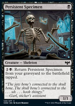 Persistent Specimen - Innistrad: Crimson Vow (Common) [VOW-125]