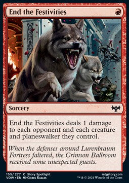 End the Festivities - Innistrad: Crimson Vow (Common) [VOW-155]