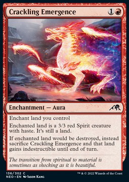 Crackling Emergence - Kamigawa: Neon Dynasty (Common) [NEO-136]