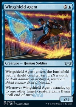 Wingshield Agent - Streets of New Capenna (Uncommon) [SNC-64]