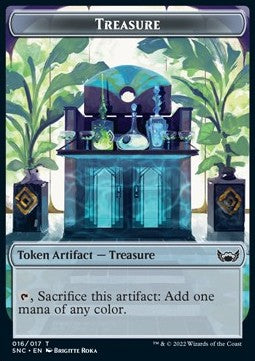 Treasure Token (V.4) - Streets of New Capenna: Extras (Token) [XSNC-T16]
