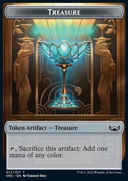 Treasure Token (V.5) - Streets of New Capenna: Extras (Token) [XSNC-T17]