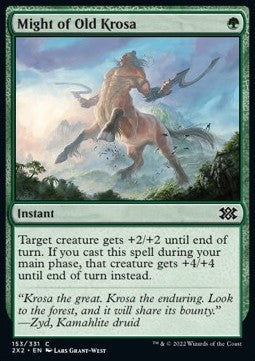 Might of Old Krosa - Double Masters 2022 (Common) [2X2-153]