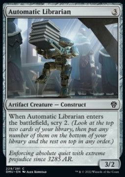 Automatic Librarian - Dominaria United (Common) [DMU-229]