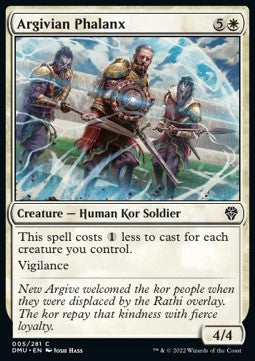 Argivian Phalanx - Dominaria United (Common) [DMU-5]