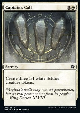 Captain's Call - Dominaria United (Common) [DMU-9]