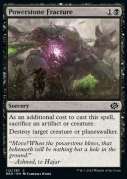 Powerstone Fracture - The Brothers' War (Common) [BRO-112]