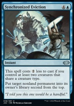 Synchronized Eviction - Jumpstart 2022 (Uncommon) [J22-18]