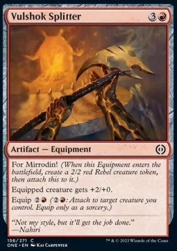 Vulshok Splitter - Phyrexia: All Will Be One (Common) [ONE-156]