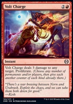 Volt Charge - Phyrexia: All Will Be One (Common) [ONE-155]